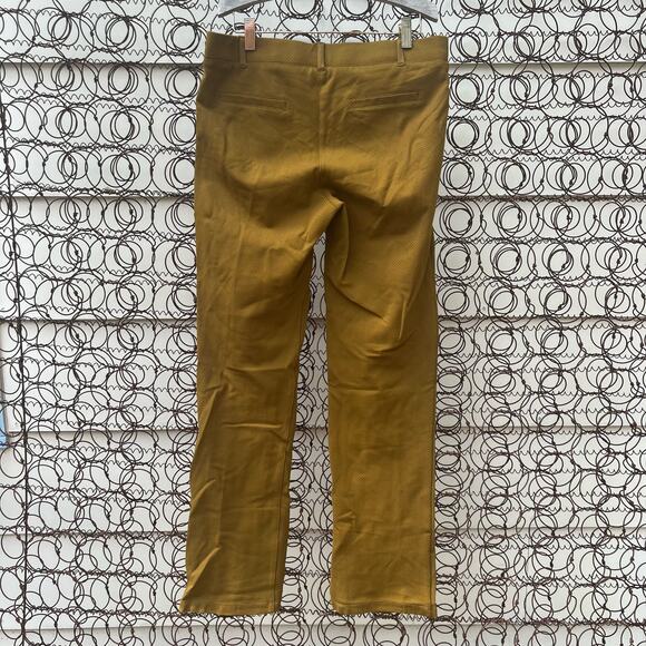 Betabrand olive green brown yoga pants slacks  style number W0076 – TOF LG PETIT - Picture 3 of 5